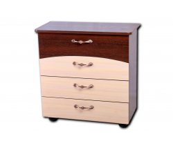 Комод «Лига» 4 ящика пополам (Улыбка)