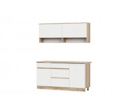 Кухня «Брауни» 1,6 м без мойки