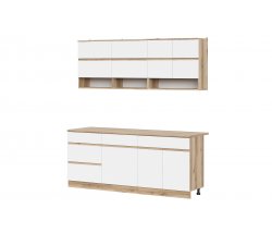 Кухня «Брауни» 2,0 м без мойки